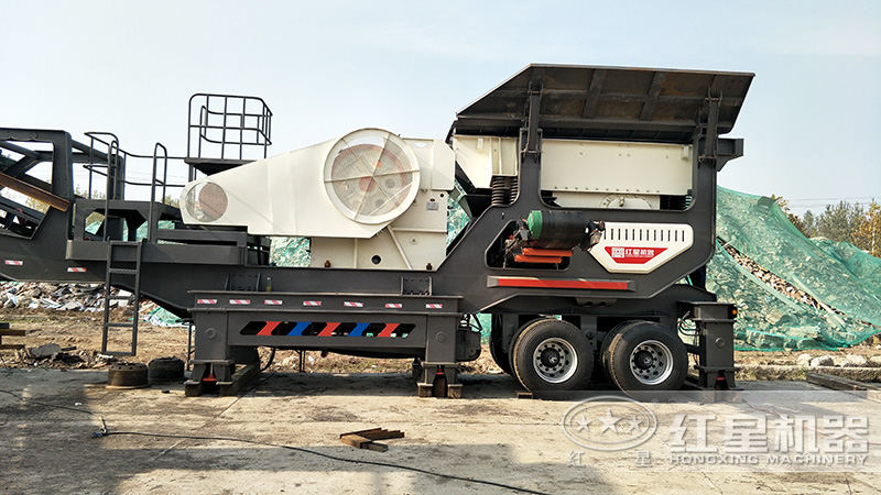 廊坊移動制砂廠安裝中，很快就可以開業了